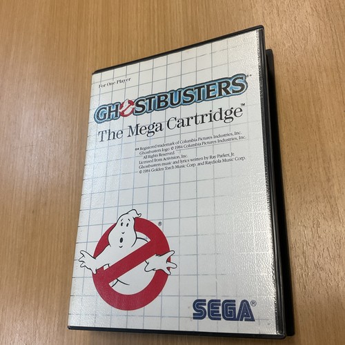 Ghostbusters sega master - ghostbusters,