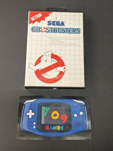 Ghostbusters sega master - ghostbusters,
