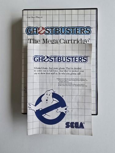 Ghostbusters sistema master - sistema,