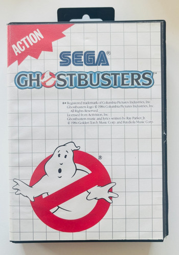 Ghostbusters sega master - ghostbusters,