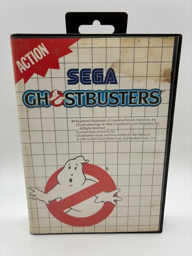 Ghostbusters sega master - sega,