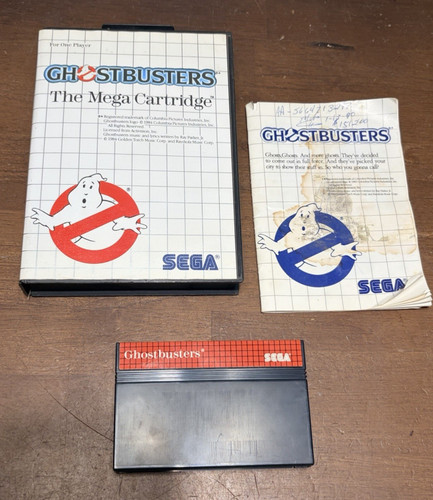 Ghostbusters sega master - sega,