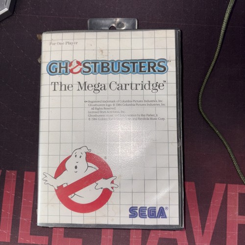 Ghostbusters sega master - (sega,