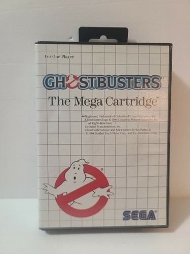 Ghostbusters sega master - ghostbusters,